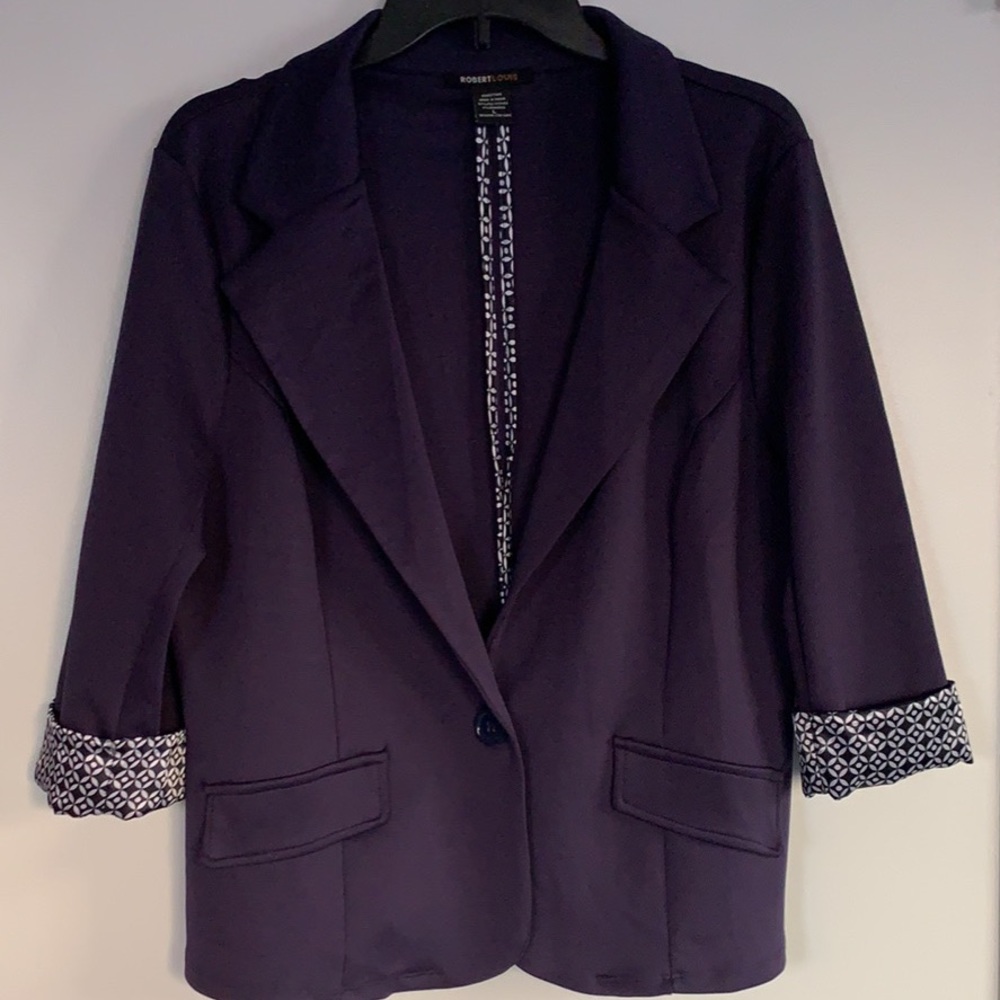 Navy blue blazer